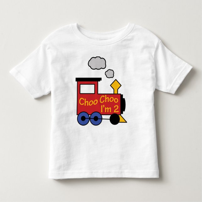 Camiseta De Bebé Choo Choo Soy Dos (Anverso)