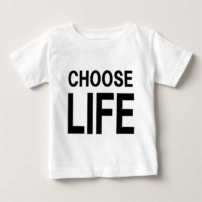 CAMISETA DE BEBÉ CHOOSE　ＬＩＦＥ (Anverso)
