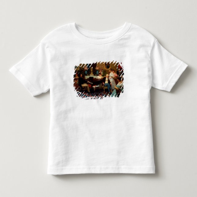 Camiseta De Bebé Chopin que juega el piano (Anverso)