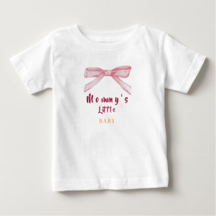 Camiseta De Bebé Chorro de agua de color rosa elegante para bebé