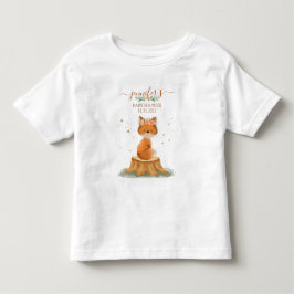 Camiseta De Bebé Chorro Rústico Baby Shower