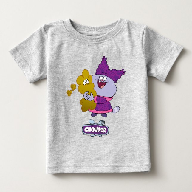 Camiseta De Bebé Chowder y Kimchi (Anverso)
