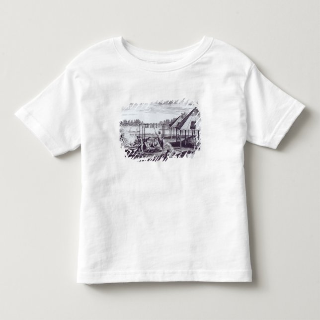 Camiseta De Bebé Chozas del verano (Anverso)