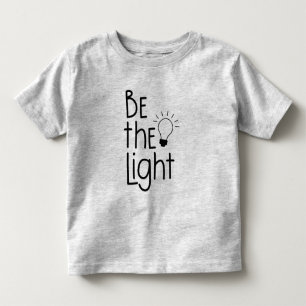 Camiseta De Bebé Christian Be The Light Funny Inspirador