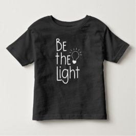 Camiseta De Bebé Christian Be The Light Funny Inspirador