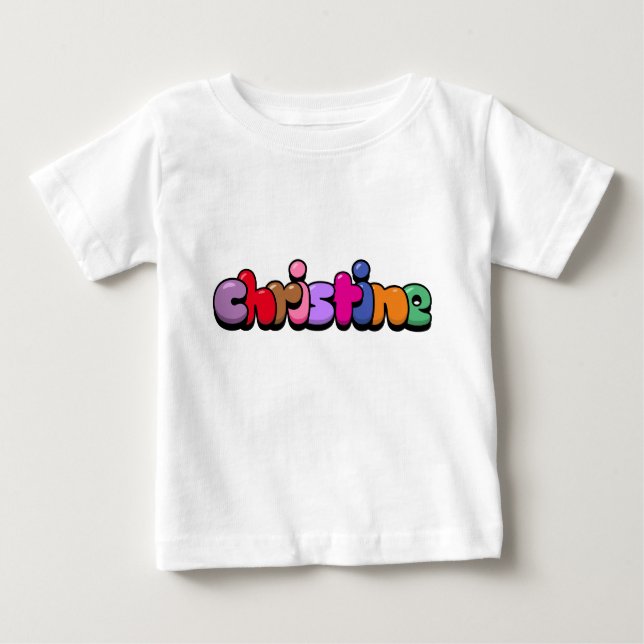 Camiseta De Bebé Christine (Anverso)
