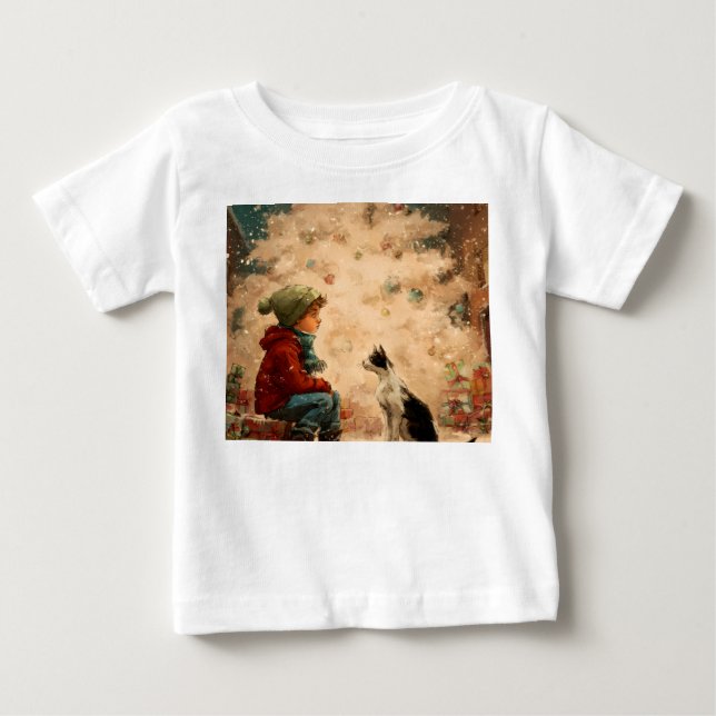 Camiseta De Bebé Christmas Baby T-Shirts – Cute, Comfy & Full  (Anverso)