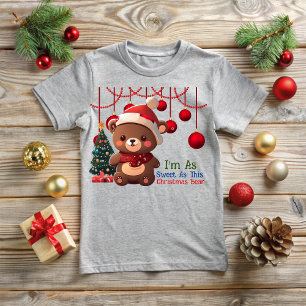 Camiseta De Bebé Christmas Bear