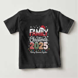 Camiseta De Bebé Christmas Family 2025