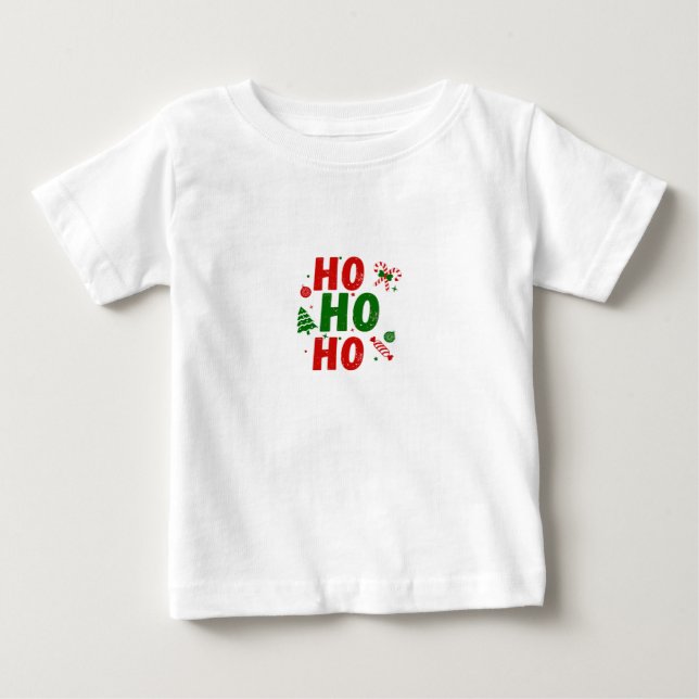 Camiseta De Bebé Christmas festival special baby toddler t-shirt  (Anverso)