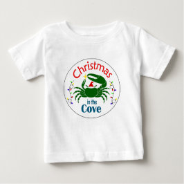 Camiseta De Bebé Christmas in the Cove Baby Tee (pick a color)