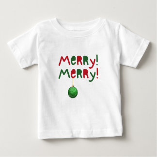 Camiseta De Bebé Christmas Toddler Tee with Cute Saying 