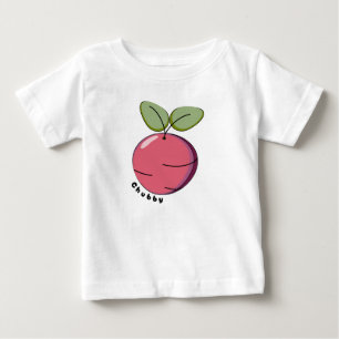 Camiseta De Bebé Chubby Beet