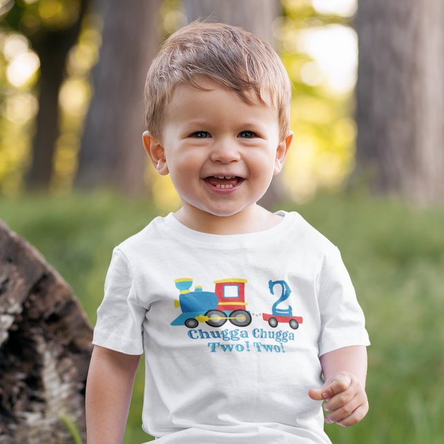Camiseta De Bebé Chugga Chugga Two Two Tren (Subido por el creador)