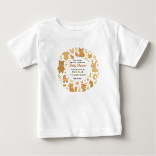Camiseta De Bebé Chupete de bebé niño neutral Lindo animal de saf