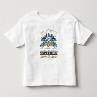 Camiseta De Bebé Cicada Concert Tour 2024 Illinois Cicada