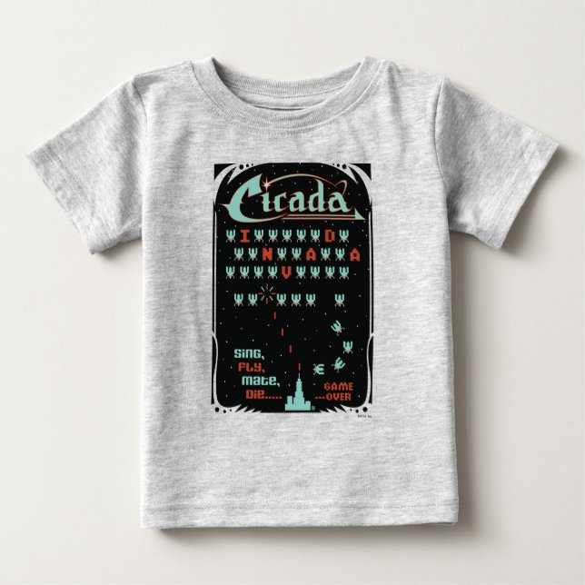 Camiseta De Bebé Cicada invada (Anverso)