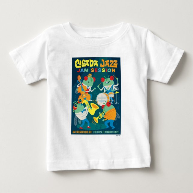Camiseta De Bebé Cicada Jazz Jam Session (Anverso)
