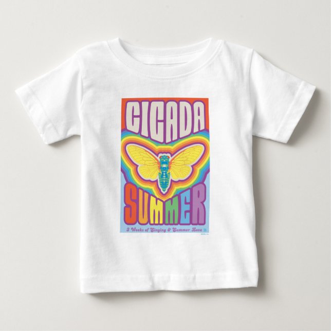 Camiseta De Bebé Cicada Summer Love (Anverso)
