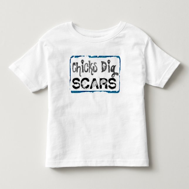 Camiseta De Bebé Cicatrices del empuje de los polluelos (estilo B) (Anverso)