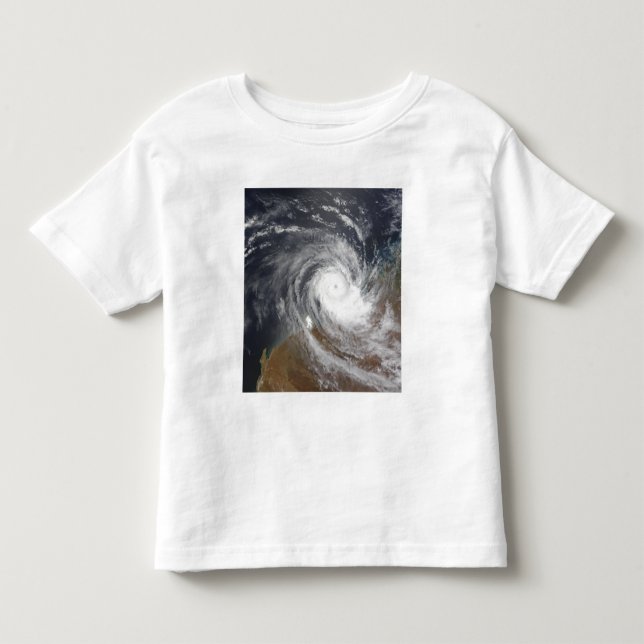Camiseta De Bebé Ciclón tropical Billy sobre Australia 2 (Anverso)