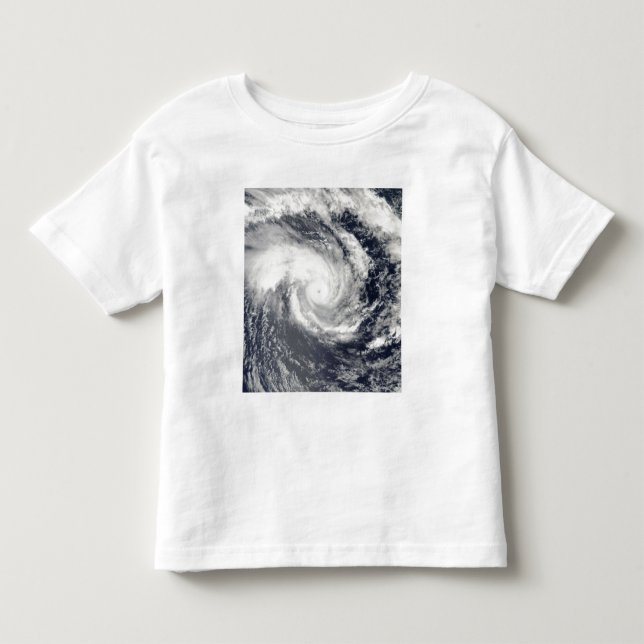 Camiseta De Bebé Ciclón tropical Edzani en el sur de India (Anverso)