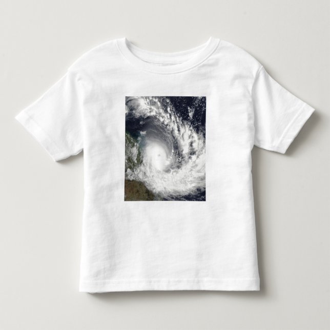 Camiseta De Bebé Ciclón tropical Hamish sobre Australia (Anverso)