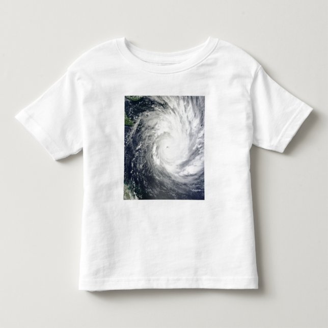 Camiseta De Bebé Ciclón tropical Yasi (Anverso)