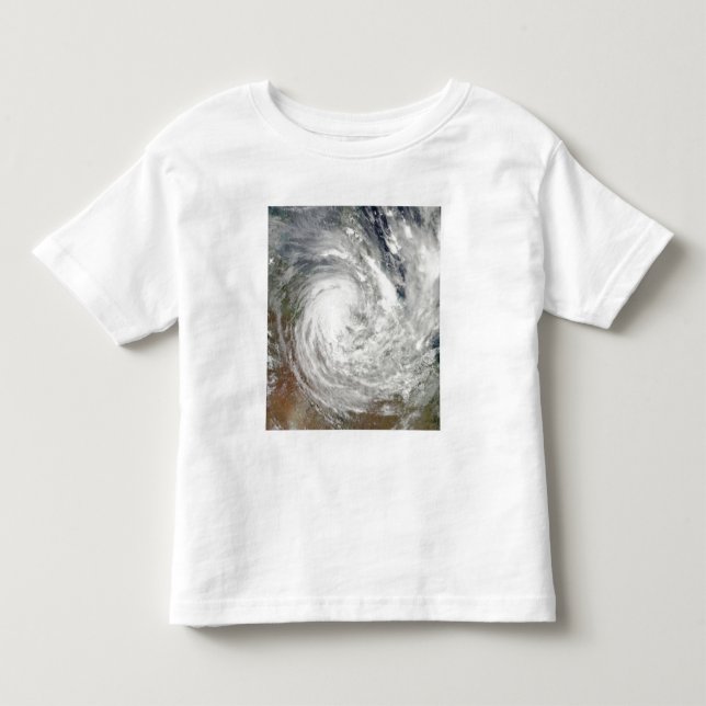 Camiseta De Bebé Ciclón tropical Yasi sobre Australia 2 (Anverso)