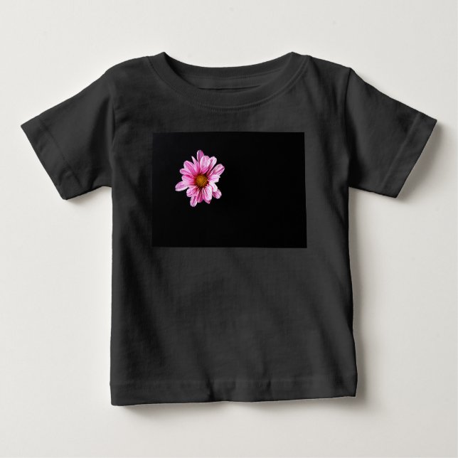 Camiseta De Bebé Cicna de flor de crisantemo (Anverso)