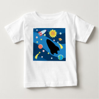 Camiseta De Bebé cielo cósmico