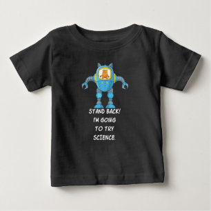 Camiseta De Bebé Ciencia divertida del robot del científico de la