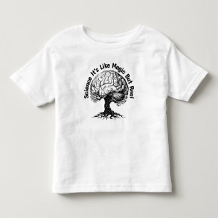 Camiseta De Bebé ciencia es como magia pero real