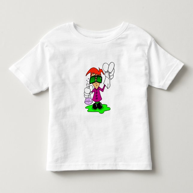 Camiseta De Bebé Científico enojado de Lil (Anverso)