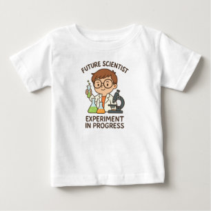 Camiseta De Bebé Científico futuro - Experimento en curso