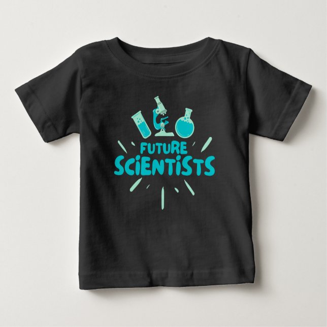 CAMISETA DE BEBÉ CIENTÍFICO FUTURO - LABLIFE (Anverso)
