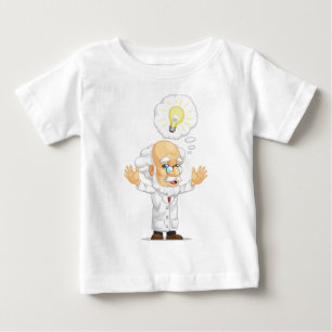 Camiseta De Bebé Científico o profesor Having una idea