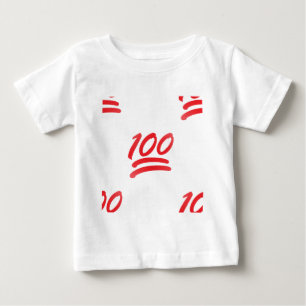 Camiseta De Bebé ciento de emoji