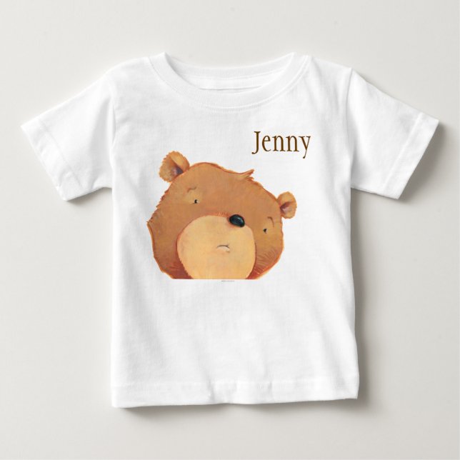 Camiseta De Bebé Cierre de Big Brown Bear (Anverso)