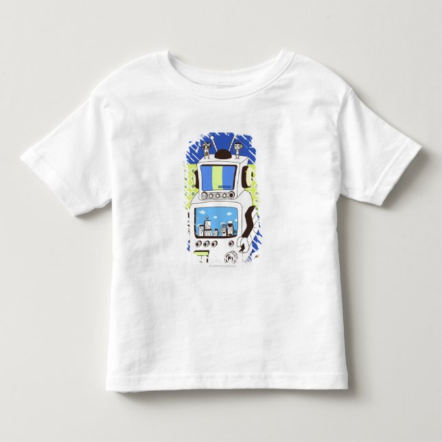 Camiseta De Bebé Cierre de un robot (Anverso)
