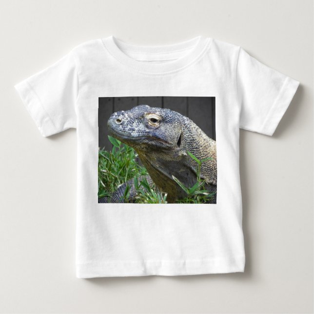 Camiseta De Bebé Cierre del dragón de Komodo para arriba (Anverso)