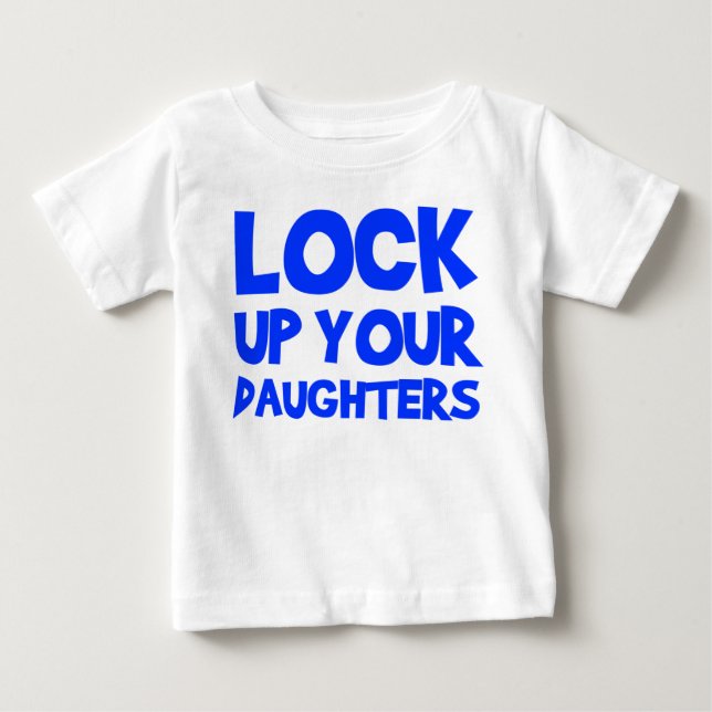 Camiseta De Bebé Cierre para arriba a sus hijas (Anverso)