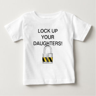 Camiseta De Bebé ¡Cierre para arriba a sus hijas!