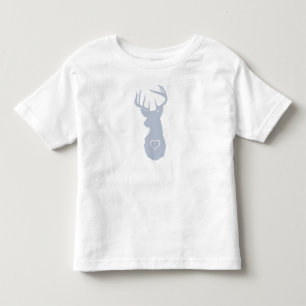 CAMISETA DE BEBÉ CIERVOS DE MODA CON LOS CORAZONES