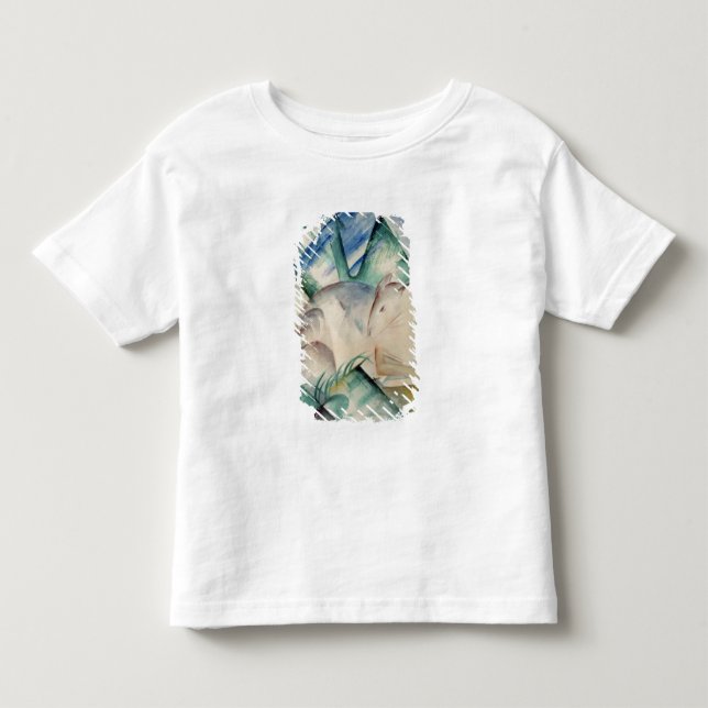 Camiseta De Bebé Ciervos el dormir (Anverso)