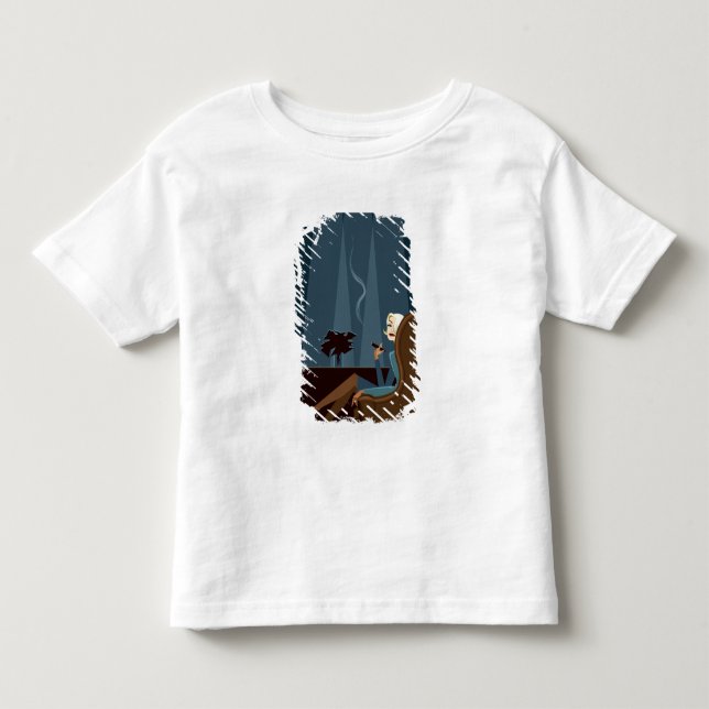 Camiseta De Bebé Cigarro que fuma de la empresaria (Anverso)