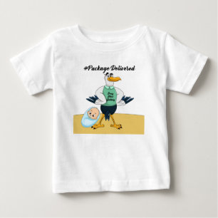 Camiseta De Bebé cigüeña orgullosa