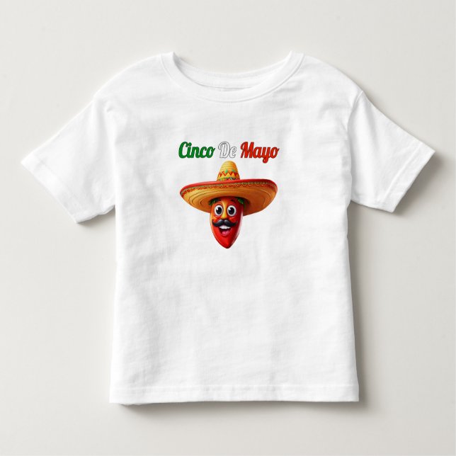 Camiseta De Bebé Cinco de mayo (Anverso)