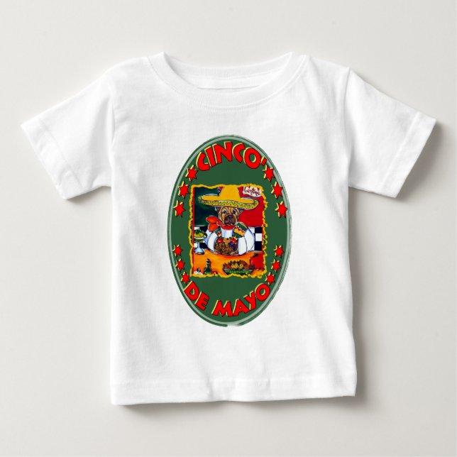 CAMISETA DE BEBÉ CINCO DE MAYO (Anverso)