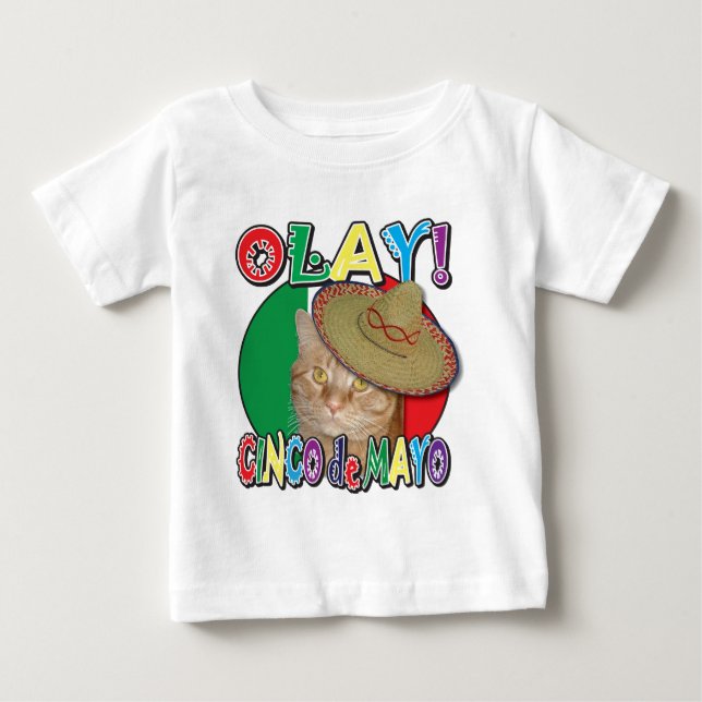 Camiseta De Bebé Cinco de Mayo (Anverso)